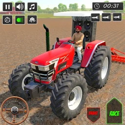 Real Farm Tractor Driving Game 아이콘